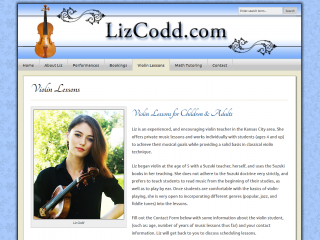 Liz Codd, Violinist & Violin Teacher